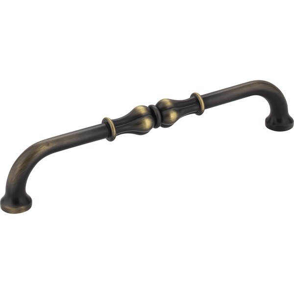 Jeffrey Alexander 160 mm Center-to-Center Antique Brushed Satin Brass Bella Cabinet Pull - 818-160ABSB