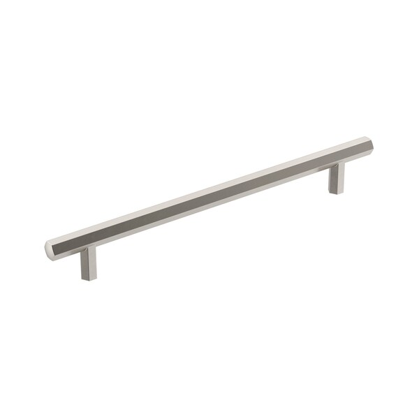 Amerock Caliber 7-9/16 in 192 mm Center-to-Center Satin Nickel Cabinet Pull - BP36876G10
