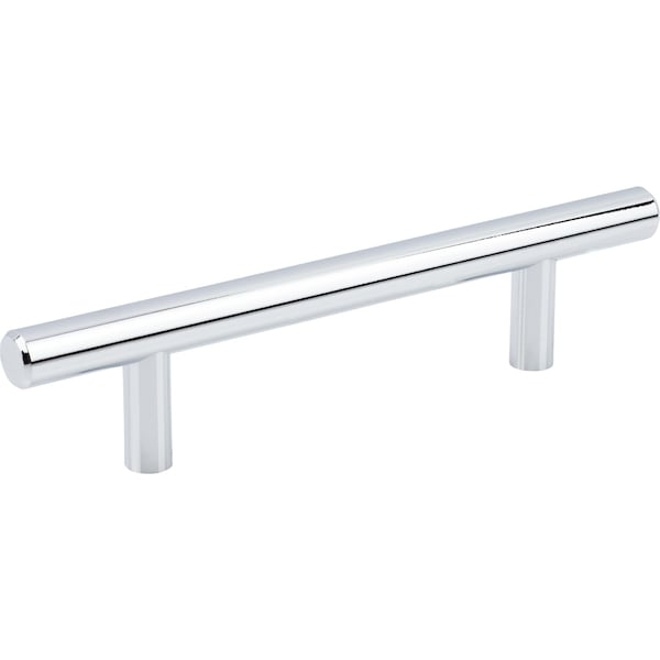 Designperfect 3-3/4'' Center-to-Center Bar Pull, Polished Chrome - DPA-T203PC