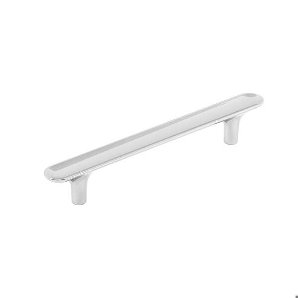 Hickory Hardware Maven Collection Pull 5-1/16 Inch 128mm Center to Center Chrome Finish - H078780CH