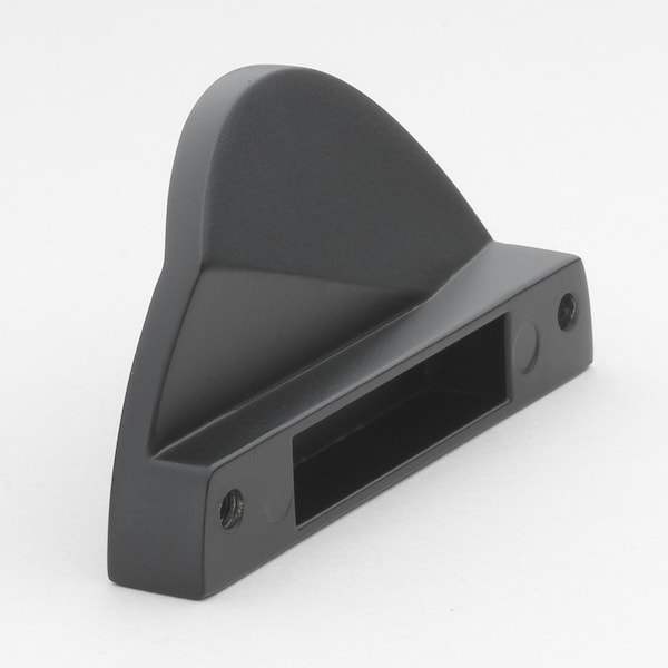 Gliderite Hardware 1-1/2 in. Center to Center Semi Circle Knob Matte Black - 4844-MB-1