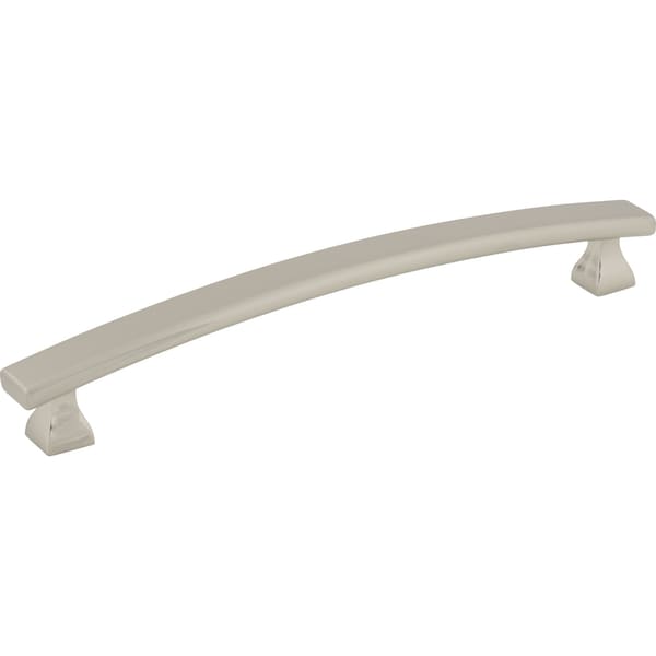 Elements By Hardware Resources 160 mm Center-to-Center Satin Nickel Square Hadly Cabinet Pull - 449-160SN