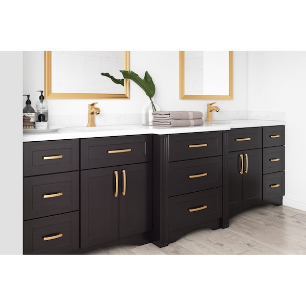 Elements By Hardware Resources 160 mm Center-to-Center Satin Nickel Square Hadly Cabinet Pull - 449-160SN