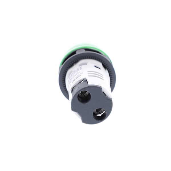 Schneider Electric Luz piloto monolítica, Harmony XB7, plástico, verde, 22mm, LED integrado, 110...120V CA - XB7EV03GP