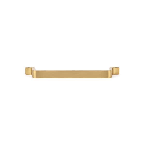 Richelieu 6 5/16 in (160 mm) Center-to-Center Aurum Brushed Gold Contemporary Cabinet Pull - BP52003160158