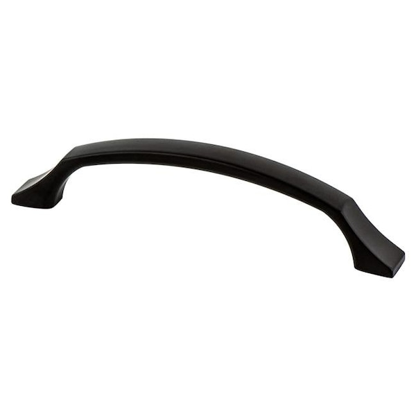 Berenson Berenson 1215-1055-P 128 mm CC Century Edge Pull with Matte Black - 1215-1055-P