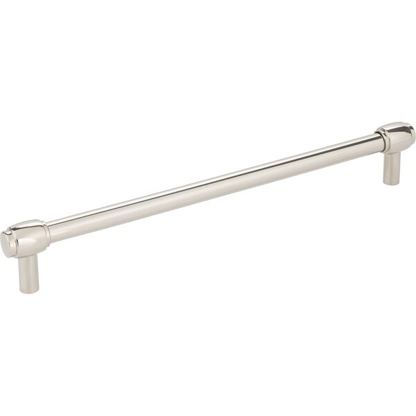 Jeffrey Alexander 224 mm Center-to-Center Polished Nickel Hayworth Cabinet Bar Pull - 885-224NI