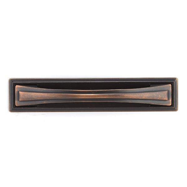 Richelieu 5-1/16 in. (128 mm) Center-to-Center Brushed Oil-Rubbed Bronze Transitional Drawer Pull - BP26987BORB