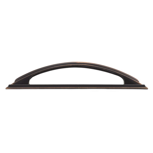 Richelieu 5-1/16 in. (128 mm) Center-to-Center Brushed Oil-Rubbed Bronze Transitional Drawer Pull - BP26987BORB