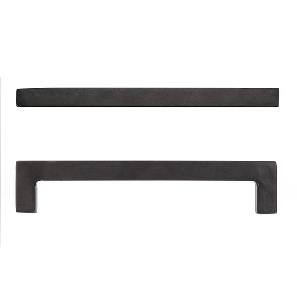 Richelieu Sheffield 7 9/16 in (192 mm) Center-to-Center Matte Black Traditional Cabinet Pull - BP9466192900