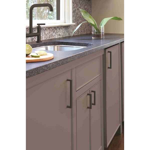 Amerock Monument 3-3/4 in 96 mm Center-to-Center Matte Black Cabinet Pull - BP36570FB