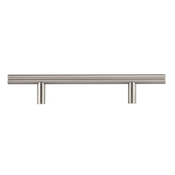 Richelieu 4-1/4 in. (108 mm) Center-to-Center Brushed Nickel Steel Contemporary Drawer Pull - BP305108195