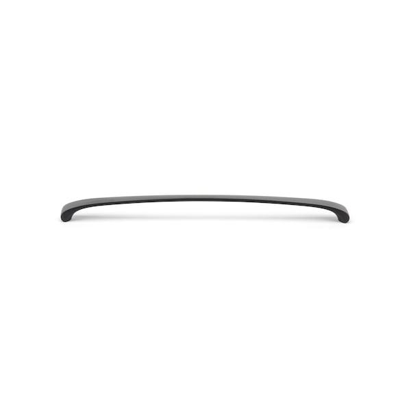 Richelieu 12 5/8 in (320 mm) Center-to-Center Matte Black Contemporary Cabinet Pull - BP82871320900