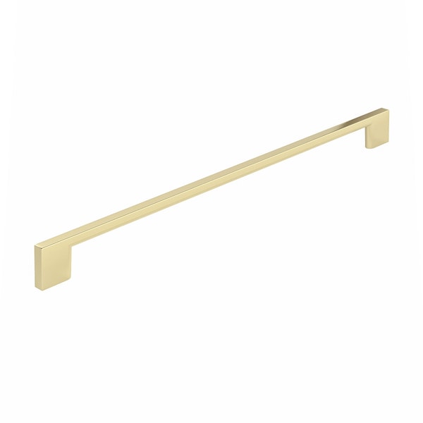 Richelieu 12 5/8 in (320 mm) Center-to-Center Satin Brass Contemporary Cabinet Pull - BP8160320160