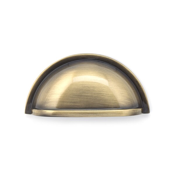 Richelieu 3 in. (76 mm) Center-to-Center Antique English Traditional Cup Pull - BP30388AE