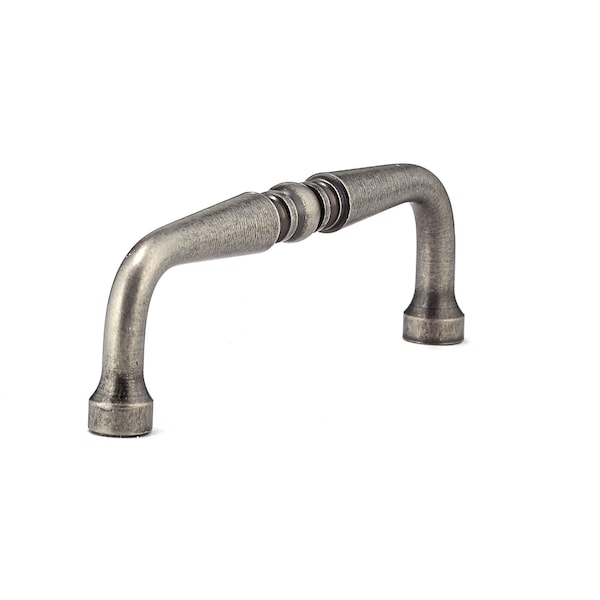 Richelieu 3-1/2 in. (89 mm) Center-to-Center Pewter Traditional Drawer Pull - BP1451142