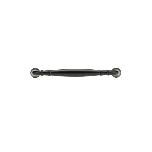 Richelieu 5 1/16 in (128 mm) Center-to-Center Matte Black Traditional Drawer Pull - BP790128900