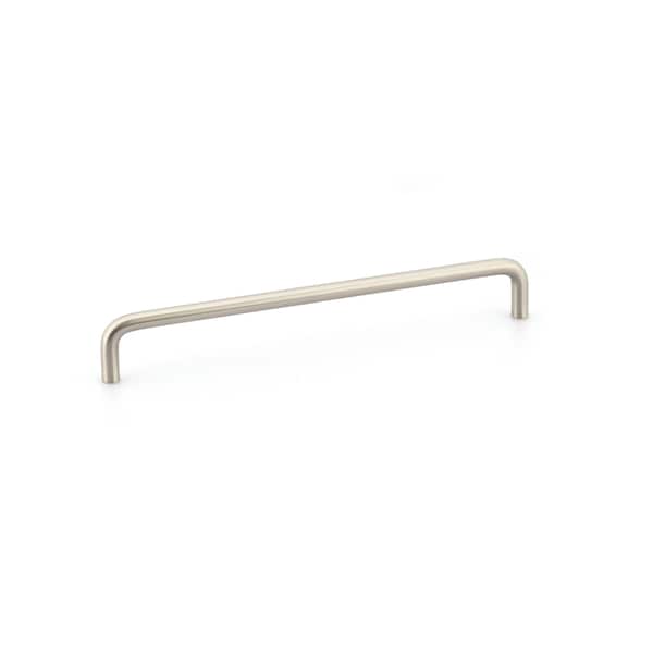 Richelieu 12 in. (305 mm) Center-to-Center Brushed Nickel Contemporary Drawer Pull - BP228812195