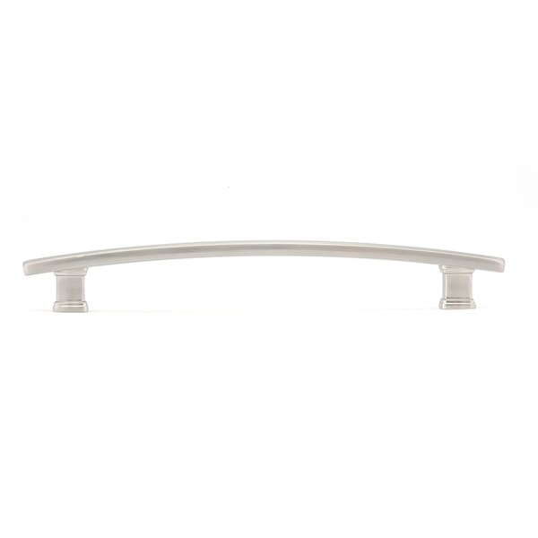 Richelieu 7-9/16 in. (192 mm) Center-to-Center Brushed Nickel Transitional Drawer Pull - BP7070192195