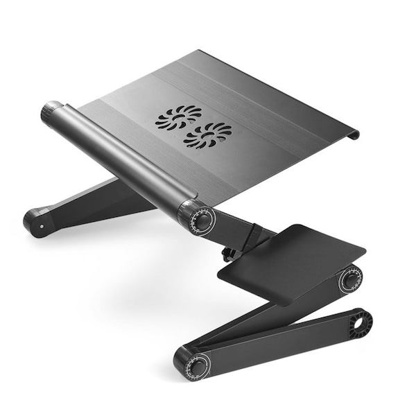 Uncaged Ergonomics WorkezCoolLaptopCoolingStand2Fans3UsbPortMousePadLapDesk, WECb - WECB