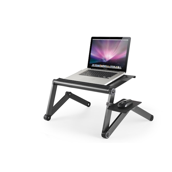 Uncaged Ergonomics WorkezCoolLaptopCoolingStand2Fans3UsbPortMousePadLapDesk, WECb - WECB
