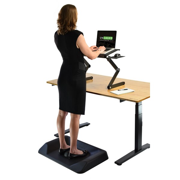 Uncaged Ergonomics WorkezCoolLaptopCoolingStand2Fans3UsbPortMousePadLapDesk, WECb - WECB