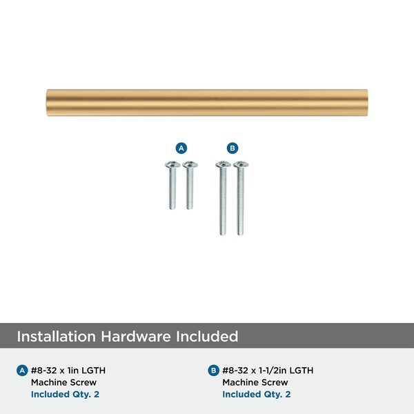 Amerock Versa 5-1/16 in 128 mm Center-to-Center Champagne Bronze Cabinet Pull - BP36913CZ