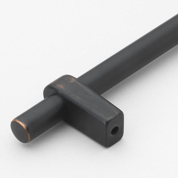 Gliderite Hardware 4-1/4 in. Center to Center Oil Rubbed Bronze European Cabinet Pull - 4148-S-ORB, 25PK - 4148-S-ORB-25