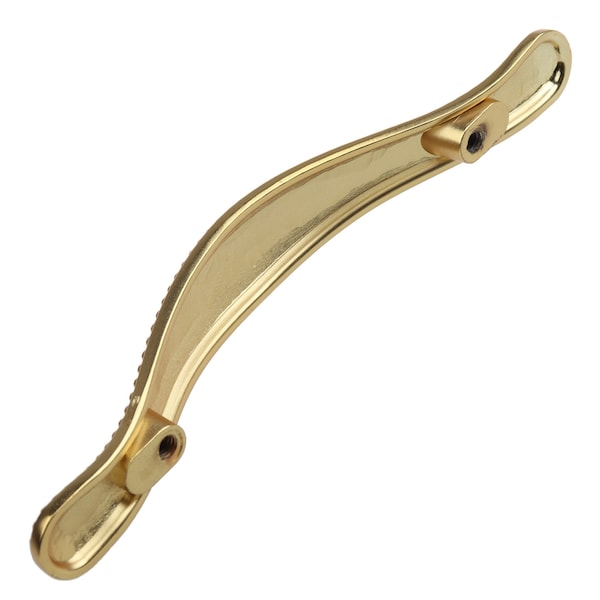 Gliderite Hardware 3 in. Center to Center Brass Gold Beaded Cabinet Pull - 4554-BG, 10PK - 4554-BG-10