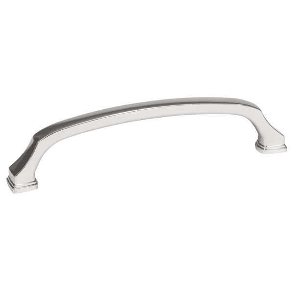 Amerock Revitalize 6-5/16 inch 160mm Center-to-Center Polished Nickel Cabinet Pull - 2000664