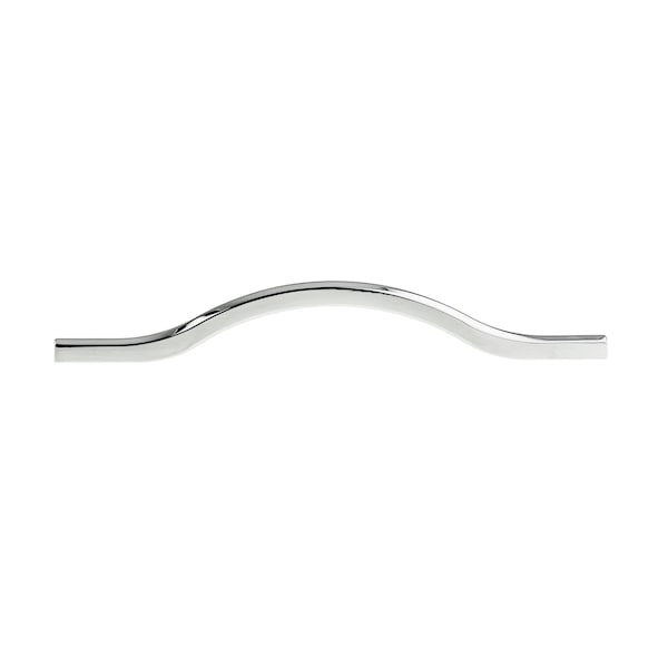 Richelieu 5 1/16 in (128 mm) Center-to-Center Chrome Contemporary Drawer Pull - BP8777128140