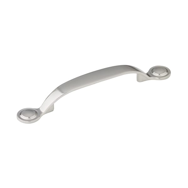 Richelieu 3-3/4 in. (96 mm) Center-to-Center Brushed Nickel Traditional Drawer Pull - BP288996195