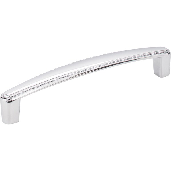 Elements By Hardware Resources 128 mm Center-to-Center Polished Chrome Rope Detailed Lindos Cabinet Pull - Z115-128PC
