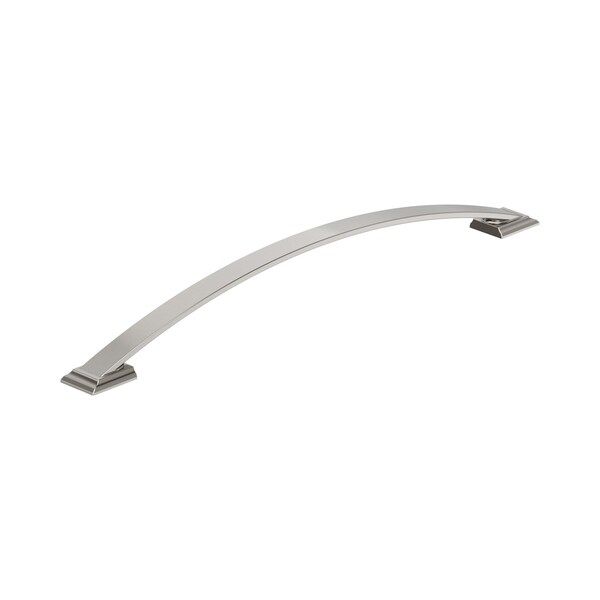Amerock Candler 12-5/8 inch 320mm Center-to-Center Satin Nickel Cabinet Pull - BP29353G10