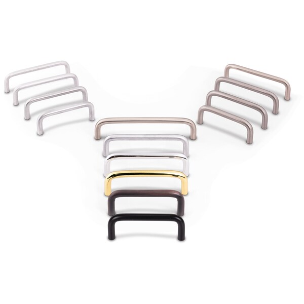 Elements By Hardware Resources 128 mm Center-to-Center Polished Chrome Torino Cabinet Wire Pull - S271-128PC