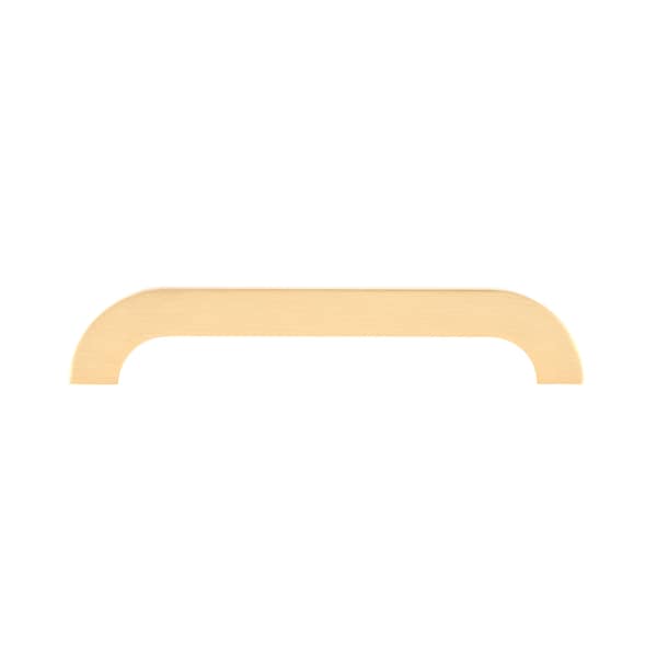 Richelieu 7 9/16 in (192 mm) Center-to-Center Brushed Gold Contemporary Cabinet Pull - 7381192165
