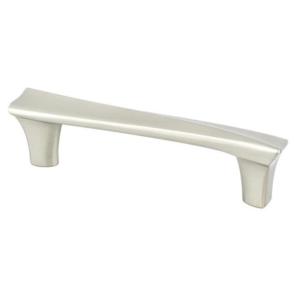 Berenson Berenson 9476-1BPN-P 96 mm CC Fluidic Pull with Brushed Nickel - 9476-1BPN-P