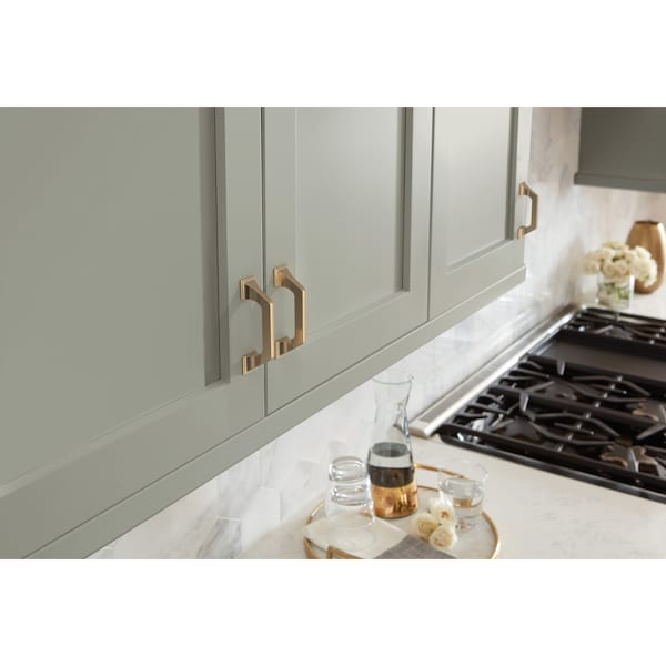 Amerock Exceed 3 inch 76mm Center-to-Center Champagne Bronze Cabinet Pull - BP37375CZ