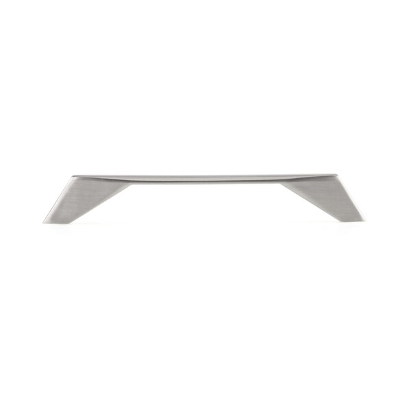 Richelieu 6 5/16 in (160 mm) Center-to-Center Brushed Nickel Contemporary Drawer Pull - BP9256160195
