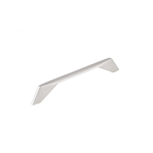 Richelieu 6 5/16 in (160 mm) Center-to-Center Brushed Nickel Contemporary Drawer Pull - BP9256160195