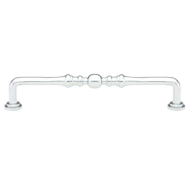 Patioplus 4 in. Center to Center Spindle Cabinet Pull, Bright Chrome - PA2046468