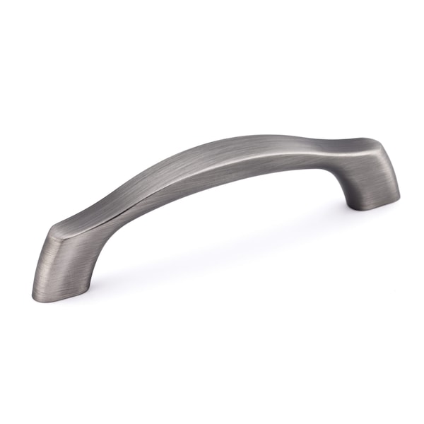 Richelieu 3 3/4 in (96 mm) Center-to-Center Antique Nickel Contemporary Drawer Pull - BP81196143