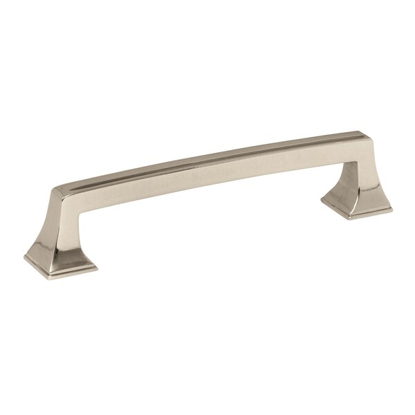 Amerock Mulholland 5-1/16 inch 128mm Center-to-Center Polished Nickel Cabinet Pull - 2000733