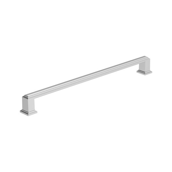 Amerock Appoint 10-1/16 inch 256mm Center-to-Center Polished Chrome Cabinet Pull - BP3736126