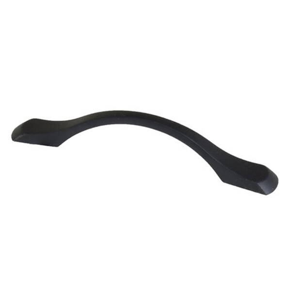 Acorn Mfg Acorn  4 in. Center to Center Machiavelli Pull, Matte Black - PMTB2