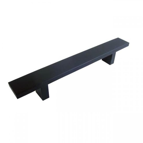 Contempo Living Contempo Living WCLW-8BLK 8 in. Rectangular Aluminum Anodizing Cabinet Bar Pull Handles - WCLW-8BLK