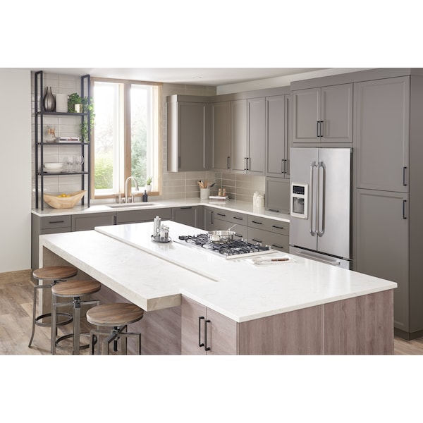 Jeffrey Alexander 160 mm Center-to-Center Matte Black Square Boswell Cabinet Pull - 177-160MB