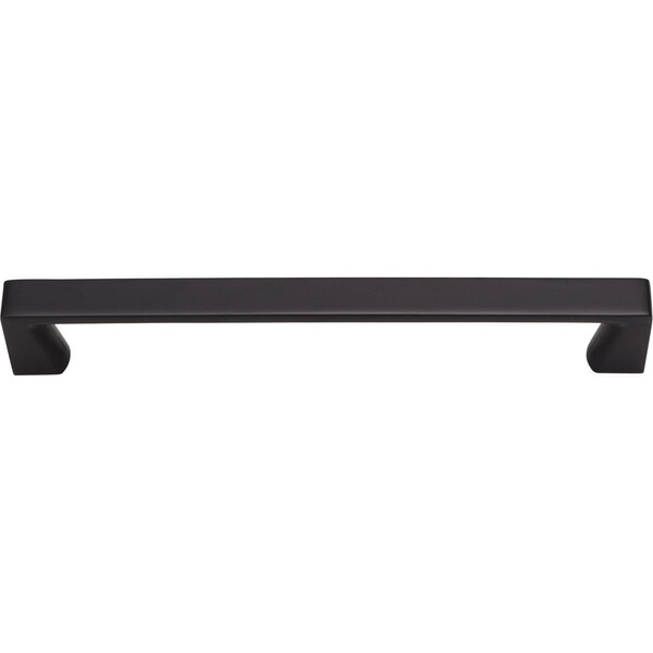 Jeffrey Alexander 160 mm Center-to-Center Matte Black Square Boswell Cabinet Pull - 177-160MB
