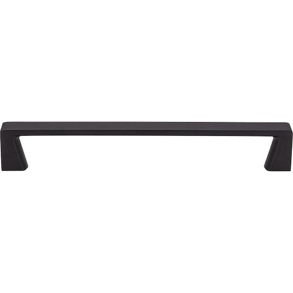 Jeffrey Alexander 160 mm Center-to-Center Matte Black Square Boswell Cabinet Pull - 177-160MB