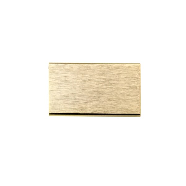Richelieu Lincoln 1 31/32 in (50 mm) Center-to-Center Satin Gold Contemporary Cabinet Pull - BP989850166